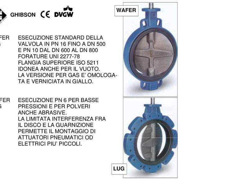 valvola di fondo di ghisa pn 6 flangiata pn 10